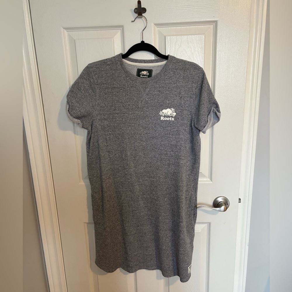 Roots Gray T-Shirt Dress